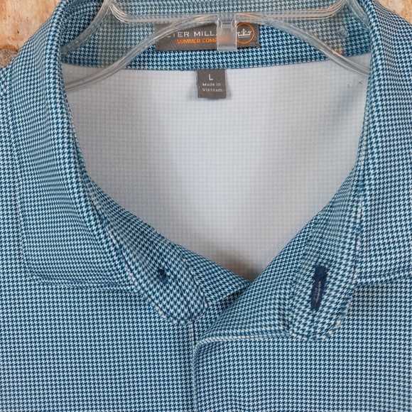 Peter Millar polo shirt Sz L - Picture 4 of 5